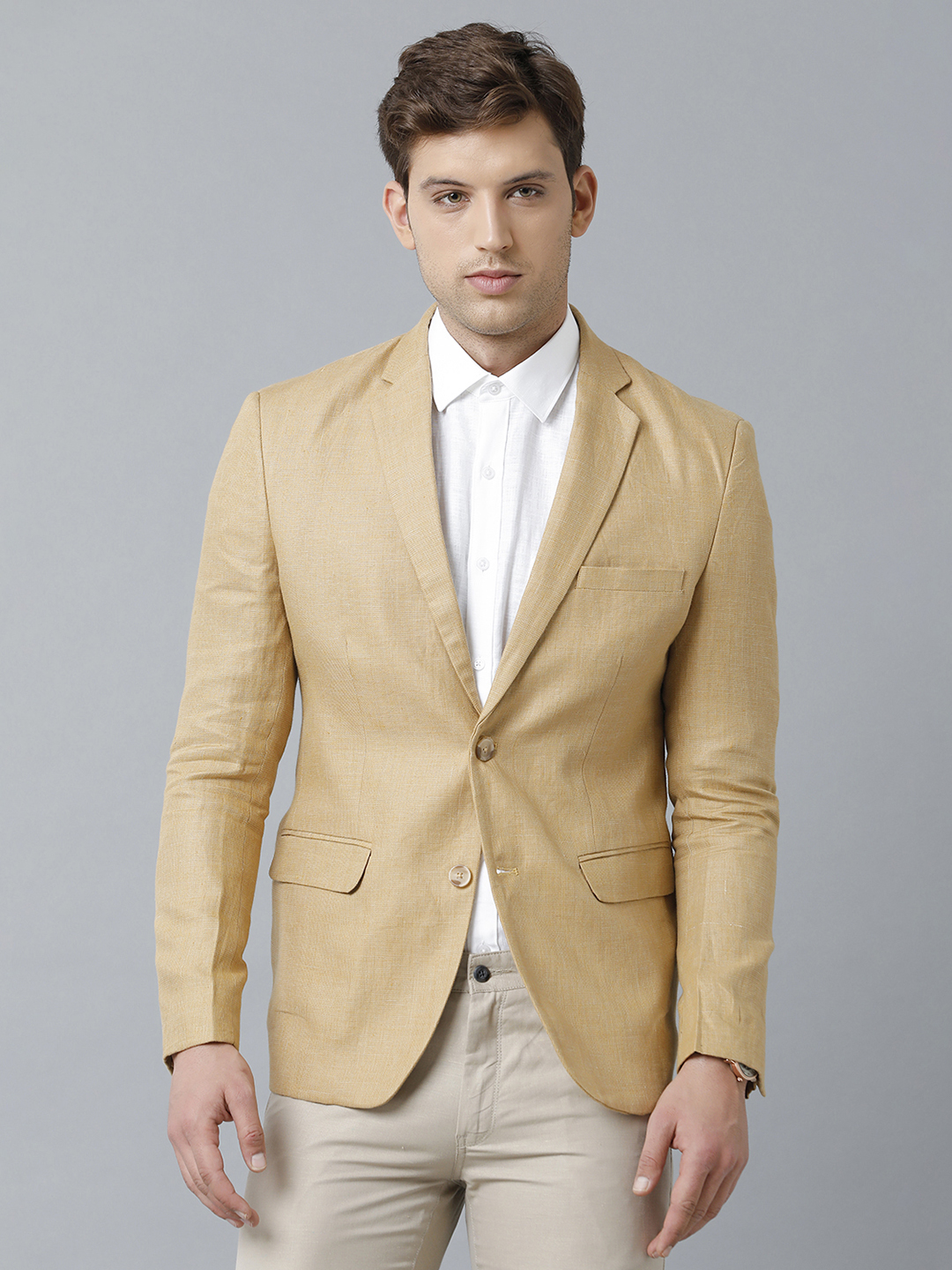 Marron Edition】24 Summer_ Yellow Cream Linen Button Blazer 208398122-1-ecru?$n_750w$&wid=